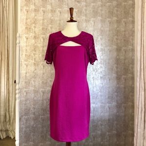 Belle Badgley Mischka Pink Dress